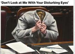 Wall Street Journal mette Meloni con la testa nella giacca in prima pagina: "Don't look at me with your disturbing eyes"