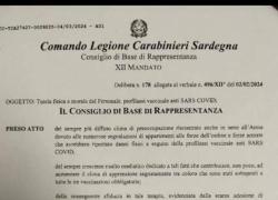 Comando Legione Carabinieri Sardegna lancia l'allarme: "Morti improvvise e reazioni avverse al vaccino Covid nell'arma, serve monitoraggio su decessi da virus"