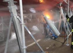 Genova, prende fuoco una bombola di acetilene in un cantiere navale, evacuati un centinaio di operai