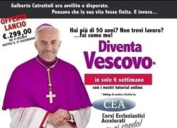 "Hai 50 anni e non trovi lavoro? Diventa vescovo in 6 settimane a 299 euro", l'annuncio choc che gira sul web