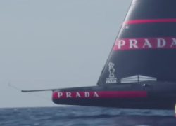 Luna Rossa, prima navigazione a vela dell'AC75 nelle acque di Cagliari in vista dell'America's Cup - VIDEO