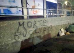 Genova, scritte sui muri con minacce di morte al sindaco Bucci dopo corteo antifascista, indaga la Digos 