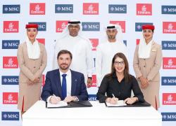 Emirates e MSC, rinnovata la partnership per altre due stagioni: voli diretti per Dubai da Fiumicino e Malpensa