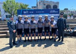 Sport. La Guardia di Finanza partecipa alla nona tappa del Giro-E d’Italia a Napoli 