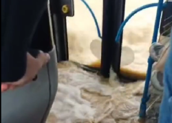 Maltempo a Milano, autobus allagato per il nubifragio, il VIDEO virale dei passeggeri con la musica di “Destinazione mare”