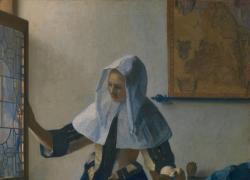  “Giovane donna con brocca d'acqua”, di Jan Vermeer, un altro capolavoro del mitico maestro olandese