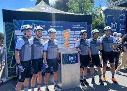 Sport, Roma. La Guardia di Finanza partecipa alla tappa di chiusura del Giro-E