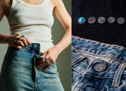 Scegliere e decorare con bottoni-gioiello il jeans preferito: Candiani Denim e Nove25, insieme in una partnership esclusiva