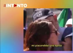 Nordio e lo spritz chiesto a Piazza del Popolo alla giornalista di la7: “Me lo può portare?”, lei: “No, mi dispiace” - VIDEO