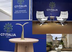 Natuzzi Italia dalla Milano Design Week 2024 al G7 come ambasciatore dell’alto artigianato italiano 