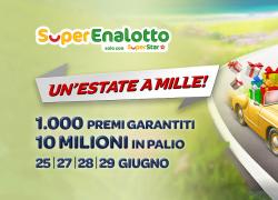 SuperEnalotto SuperStar e l’iniziativa “Un’Estate a Mille”: in palio ad ogni concorso premi da record!