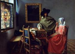 “Il Bicchiere di vino” di Jan Vermeer, un altro capolavoro del geniale pittore olandese 