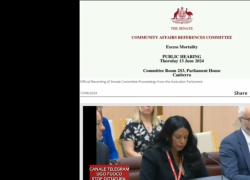 Vaccino Covid, dr. Kunadhasan al Senato australiano: "Morte improvvisa di 21 persone dopo sperimentazione con Pfizer, solo 2 autopsie" - VIDEO