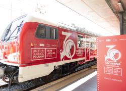 Trenitalia, realizzato un intercity per il Taormina Film Festival 2024 in viaggio tra la capitale d'Italia e la Sicilia