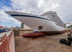 Fincanrieri, varata nave da crociera “Viking Vesta” presso lo stabilimento di Ancona, costruita per per la società armatrice Viking 