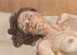 “Ragazza con gli occhi chiusi”, un altro pezzo da maestro dell’artista britannico Lucian Freud