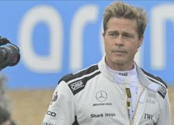 Brad Pitt all'autodromo di Monza per girare alcune scene del nuovo film dedicato alla Formula Uno