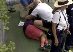 Nishioka, ritiro dagli US Open per il tennista 28enne dopo malore improvviso al 5 set, portato via in sedia a rotelle - VIDEO