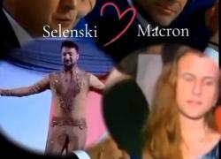 La danza del ventre in abito rosa di Zelensky e Macron vestito da donna in discoteca, il deepfake virale - VIDEO
