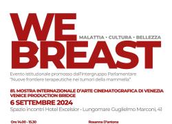 Festival Cinema Venezia, evento “We breast: malattia - cultura - bellezza”