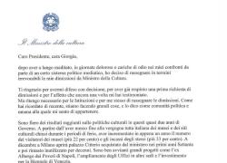 Caso Boccia, Sangiuliano a Meloni: "Dimissioni irrevocabili, il mio lavoro non va macchiato dal gossip, con taglio costi ho attirato inimicizie e odio da un certo sistema politico mediatico" - LA LETTERA