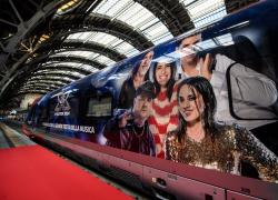 Trenitalia, al via partnership con X Factor 2024; presentato alla stazione di Milano Centrale il Frecciarossa dedicato