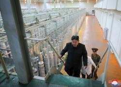 Corea Del Nord, prime foto dell'impianto di arricchimento dell'uranio, Kim Jong-un: “Sforzi per aumentare la capacità nucleari”
