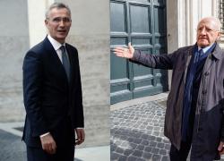 Stoltenberg (NATO): "Più armi a Kiev per costringere Putin a rispettare sovranità ucraina"; De Luca al GdI: "Nomen omen, uno stolto"