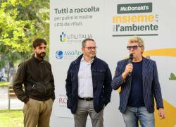 McDonald's Italia, continua la partnership con Retake per la IV edizione di "Insieme a te per l'ambiente", a Roma con 250 volontari