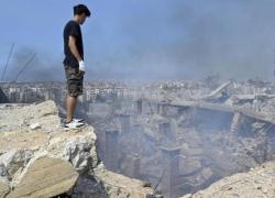 Beirut, la voragine enorme scavata dalla bomba anti-bunker che ha ucciso Nasrallah, 35 morti e 200 feriti - VIDEO