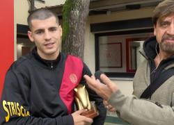 Tapiro d'oro a Alvaro Morata per dissing con sindaco di Corbetta Ballarini, il calciatore: “Dovrebbe fare i balletti su Tik Tok” - VIDEO