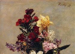 "Fiori di Primavera" una natura morta del maestro francese Henri Fantin-Latour