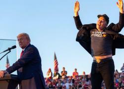 Elon Musk sul palco con Trump con la t-shirt "Occupy Mars": sogno dell'imperialismo americano o secessione di classe dei più ricchi?