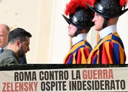 Zelensky a Roma, città blindata e strade chiuse per incontro con Papa Francesco e Meloni, la protesta a Villa Pamphilj: “Ospite indesiderato”