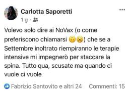 Vaccino Covid, l'infermiera Carlotta Saporetti attacca i "no-vax": "Se riempirete le terapie intensive vi staccherò la spina"