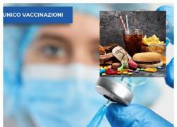 Le contraddizioni a matrioska della finanza farmaceutico-pubblicitaria: prima ti inzeppo di cibo spazzatura, poi ti do il vaccino per dimagrire