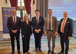 Italpress Award, tenuto a Washington per il 49° Anniversario della NIAF con cui Italpress ha siglato una partnership triennale