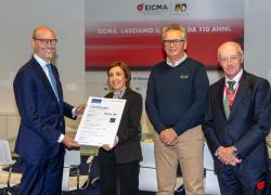 Eicma 2024, alla sua 81esima edizione riceve la certificazione internazionale per la gestione sostenibile degli eventi 