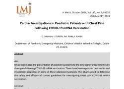 Vaccini Covid a mRNA e danni al cuore sui ragazzi tra 12 e 15 anni: sintomi nel 57% dei casi dopo 2°dose, nel 43% dei pazienti dopo 1° dose