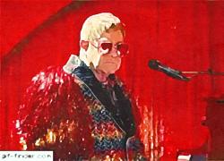 La mela avvelenata come feticcio mistico e civile: ma il "don" pluridosato non lo vede Elton John? 