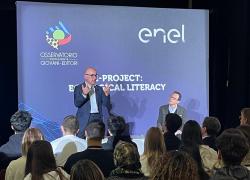 Enel e Osservatorio Permanente Giovani–Editori, Lanzetta incontra 250 studenti a Milano per l'“E-Project: Ecological Literacy”