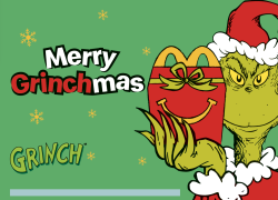 Reggio Emilia: nel ristorante McDonald’s di via Copernico arriva il Natale del Grinch