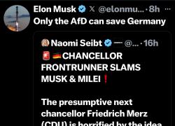 Musk appoggia l’AfD: “Solo loro possono salvare la Germania”, la candidata Weidel: "Ha ragione, Merkel ha rovinato il nostro Paese"