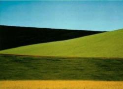 "Paesaggio, Basilicata, Italia (Linea Rossa)" la foto Kodak del maestro Fontana che ha abbattuto il confine tra fotografare e dipingere