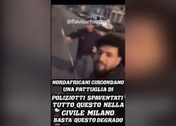 Milano, nordafricani minacciano poliziotti: "Zitti e andate a casa, vi abbuffo di mazzate e vi metto il taser nel cu*o" - VIDEO