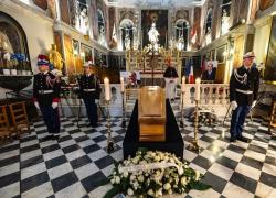 Principato di Monaco rende omaggio al suo Ministro di Stato Didier Guillaume scomparso improvvisamente per un malore il 17 gennaio