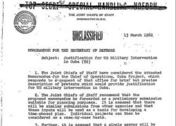 Cuba, gli Usa e la CIA progettavano di far esplodere la loro nave con a bordo i propri soldati per giustificare l'intervento di occupazione dell'isola - IL DOCUMENTO 