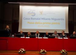 Fondazione Ronald McDonald, posata la prima pietra della nuova Casa all'interno del Grande Ospedale Metropolitano Niguarda