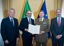 Fondazione Fincantieri e Centro Alti Studi Difesa, firmato accordo per il premio di dottorato in memoria del "Generale Claudio Graziano"