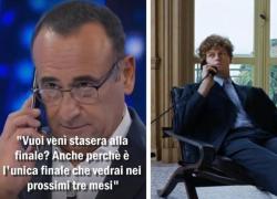 Sanremo 2025, la vignetta di Osho, Conti invita Sinner alla finale: "Vieni, anche perché è l'unica che vedrai nei prossimi tre mesi"